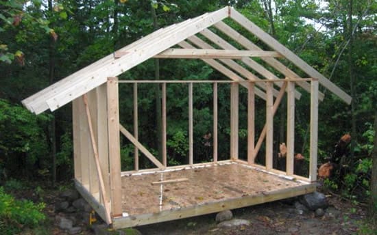 Возведение крыши