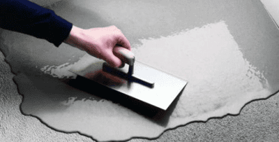 Выравнивание смеси