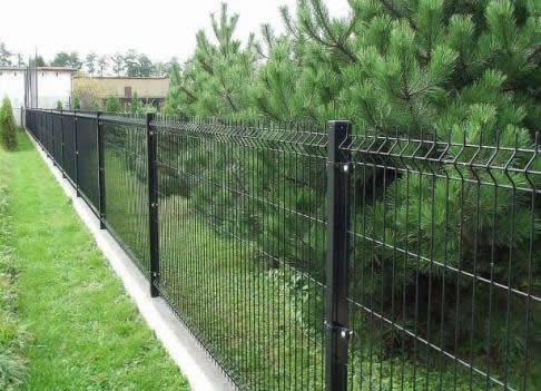 Забор из сварной сетки - фото