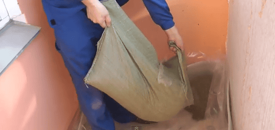 Засыпаем керамзит