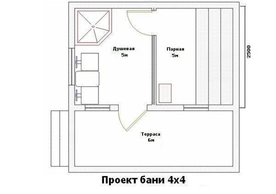 Проект бани