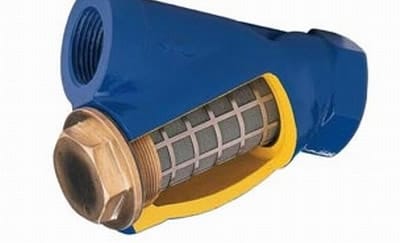 Сетчатый фильтр грубой очистки воды с косым отводом