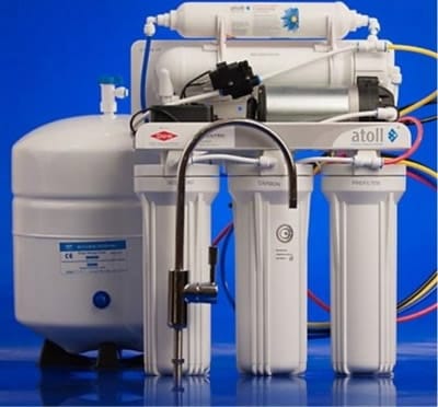 Пятиступенчатая обратноосмотическая установка очистки водопроводной воды