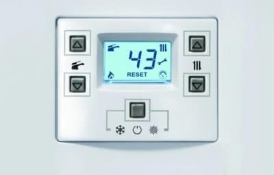 Панель управления настенного газового котла