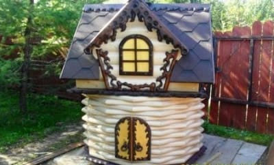 Как оригинально украсить колодец