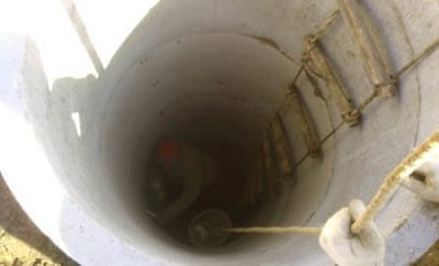 Монтаж колодца на даче Монтаж колодца на даче