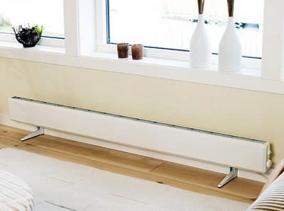 Плинтусный радиатор