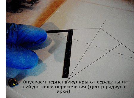 Опускаем перпендикуляр