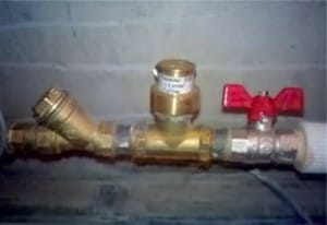 Монтаж редуктора давления