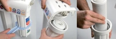 Замена картриджа в фильтре для очистки воды