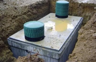Монтаж септика при высоких грунтовых водах