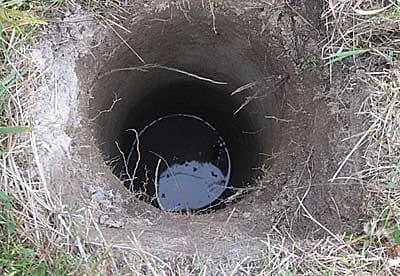 Высокий уровень грунтовых вод