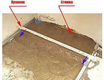 Начинаем выравнивать пол