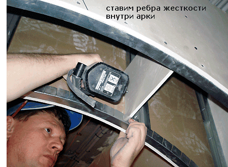 Ставим ребра