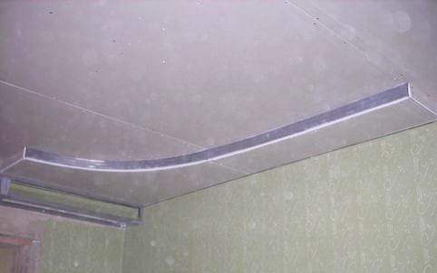 Вырезаем и крепим гипсокартон