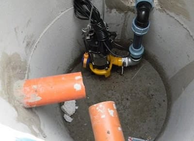 Монтаж погружного насоса