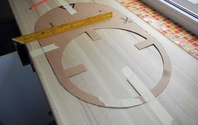 Встраиваемая раковина под столешницу - начинаем с разметки